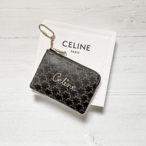 Celine Card Pouch in Triomphe Canvas